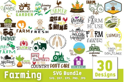 Farming SVG Bundle