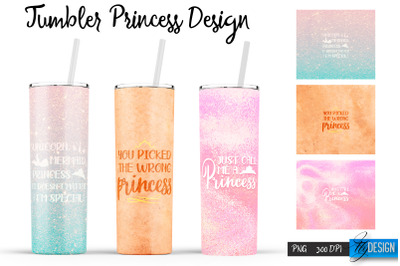 Princess Tumblers | Woman Quotes Sublimation | PNG 20 Oz Tumbler |