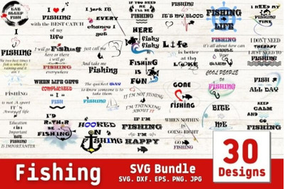 Fishing SVG Bundle