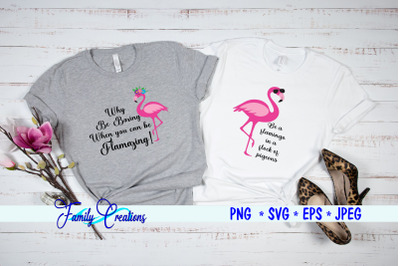 Flamingo Sayings v4