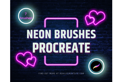 Neon Brushes for Procreate X 7