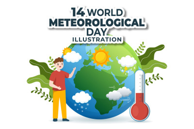 14 World Meteorological Day Illustration