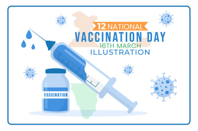 12 National Vaccination Day Illustration