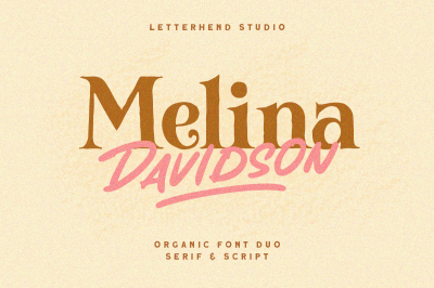 Melina Davidson - Organic Font Duo