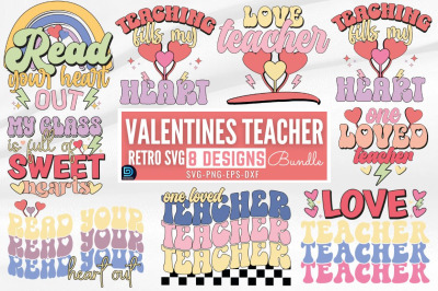 Valentines Teacher SVG Bundle