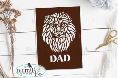 Dad Fathers day | Birthday card svg diy cut file