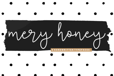 Mery Honey - Handwritten Typefaces