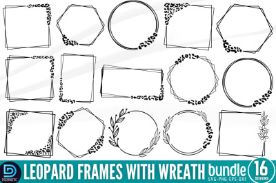 Leopard Frame SVG Bundle