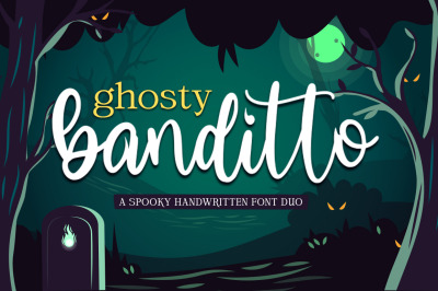 Ghosty Banditto Font Duo