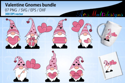 Valentine Gnomes bundle