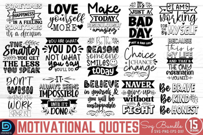 Motivational Quotes Svg Bundle