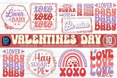 Retro Valentines Day SVG Bundle