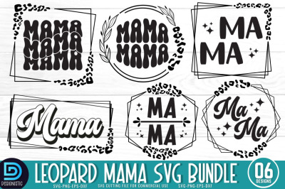 Leopard Mama SVG Bundl