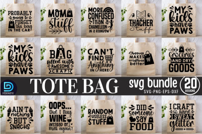 Tote Bag SVG Bundle