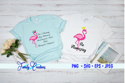 Flamingo Sayings v5