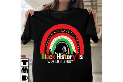 Black History is World History SVG Cut File, Black History is World Hi