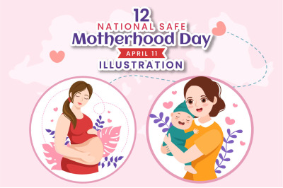 12 National Safe Motherhood Day Illustration