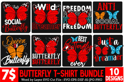 Butterfly SVG Bundle , Butterfly SVG Cut File, Butterfly Sublimation