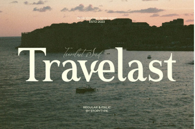 Travelast Typeface