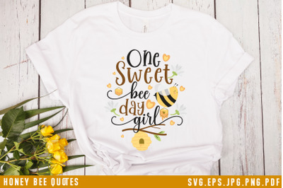 One Sweet Bee Day Girl