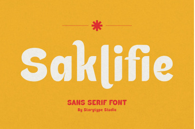 Saklifie Typeface