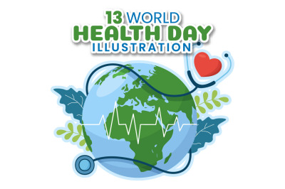 13 World Health Day Illustration