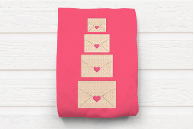 Mini Valentine&#039;s Day Envelope | Embroidery