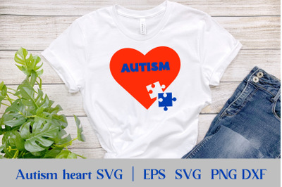 Autism heart SVG | Autism puzzle SVG