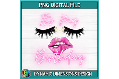 It&#039;s my birthday PNG, Digital Download