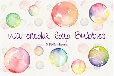 Watercolor Soap Bubbles