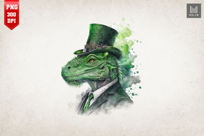 Badass Gangster Dragon St Patrick&#039;s Day