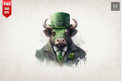 Badass Gangster Ox St Patrick&#039;s Day