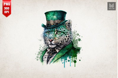 Gangster Leopard St Patrick&#039;s Day 2