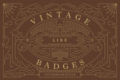 Vintage Line Badges Vol. 2