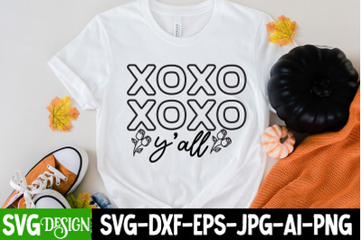 XOXO Y all T-Shirt Design