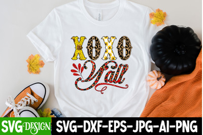Xoxo Y&#039;all T-Shirt Design, Xoxo Y&#039;all Sublimation Design