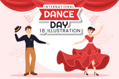 18 International Dance Day Illustration