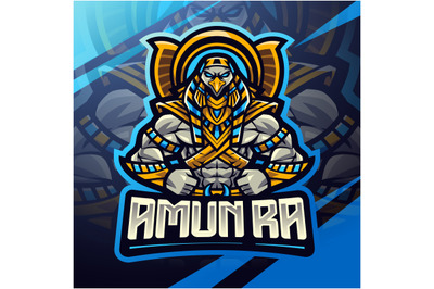 Amun-Ra esport mascot logo design