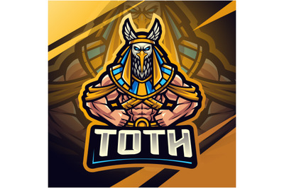 Toth esport mascot logo design