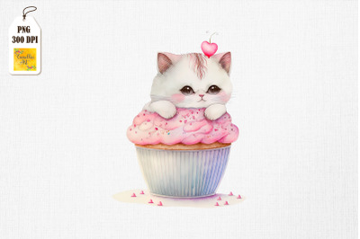 Cute Cat Loves Cupcake Valentine&amp;&23;039;s Day 4