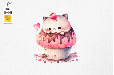 Cute Cat Loves Cupcake Valentine&amp;&23;039;s Day 7