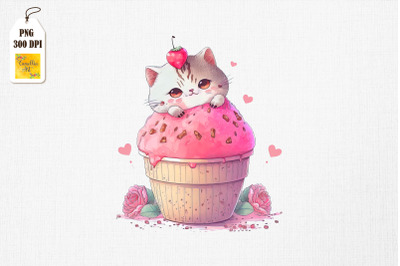 Cute Cat Loves Cupcake Valentine&amp;&23;039;s Day 9