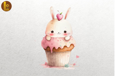 Baby Rabbit Loves Cupcake Valentine