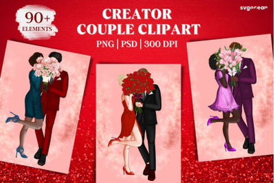 Valentines Day Couple Clipart | People Creator