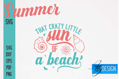 Summer SVG | Summer Quotes SVG Design | Sunny Days SVG