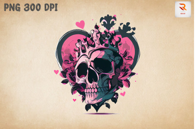 Skull &amp; Hearts Happy Valentine&#039;s Day 6