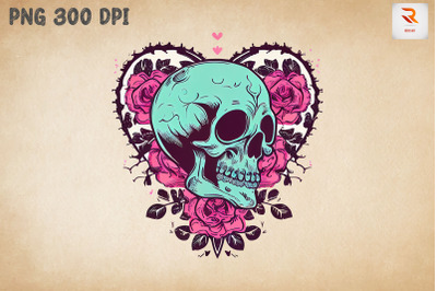 Skull &amp; Hearts Happy Valentine&#039;s Day 8