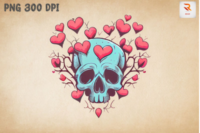 Skull &amp; Hearts Happy Valentine&#039;s Day 12