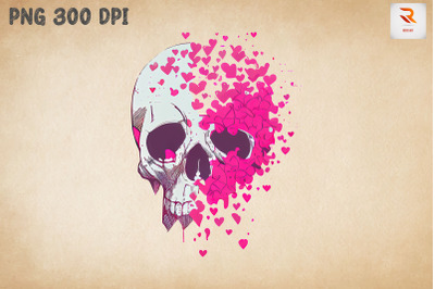 Skull &amp; Hearts Happy Valentine&#039;s Day 14