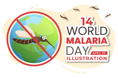 14 World Malaria Day Illustration